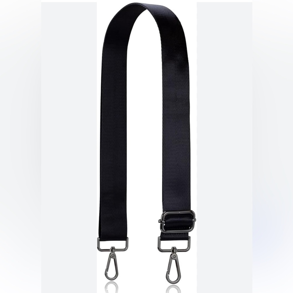 Strap Replacement Crossbody
Shoulder Bag Adjustable black  metal hardware/new